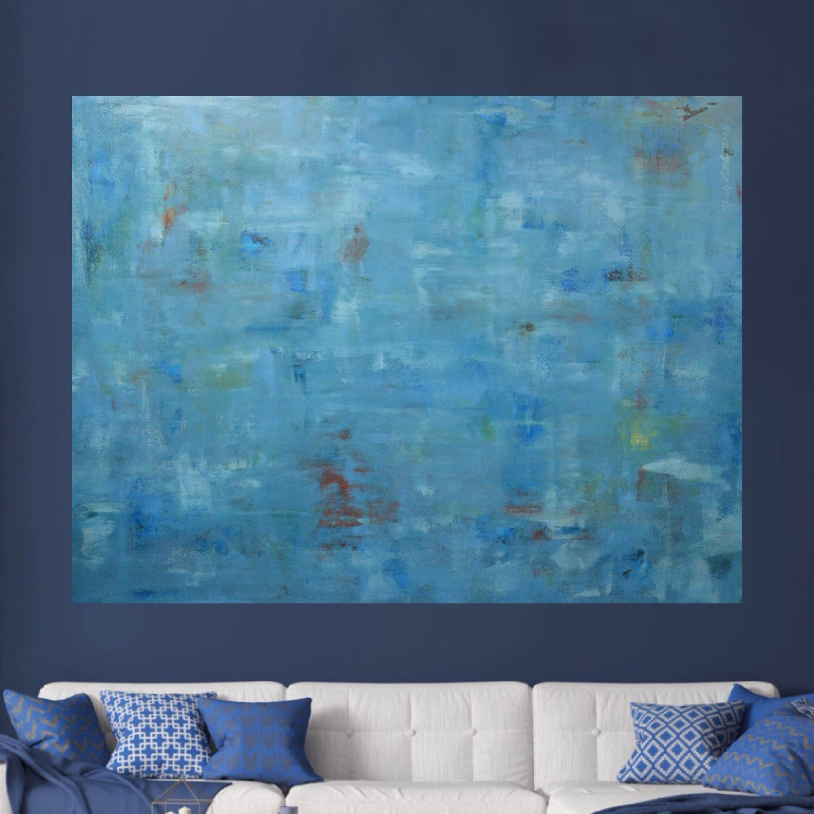 Mark Little Original Professional Painting 84”X62” (7 Foot) Abstract Modern XL