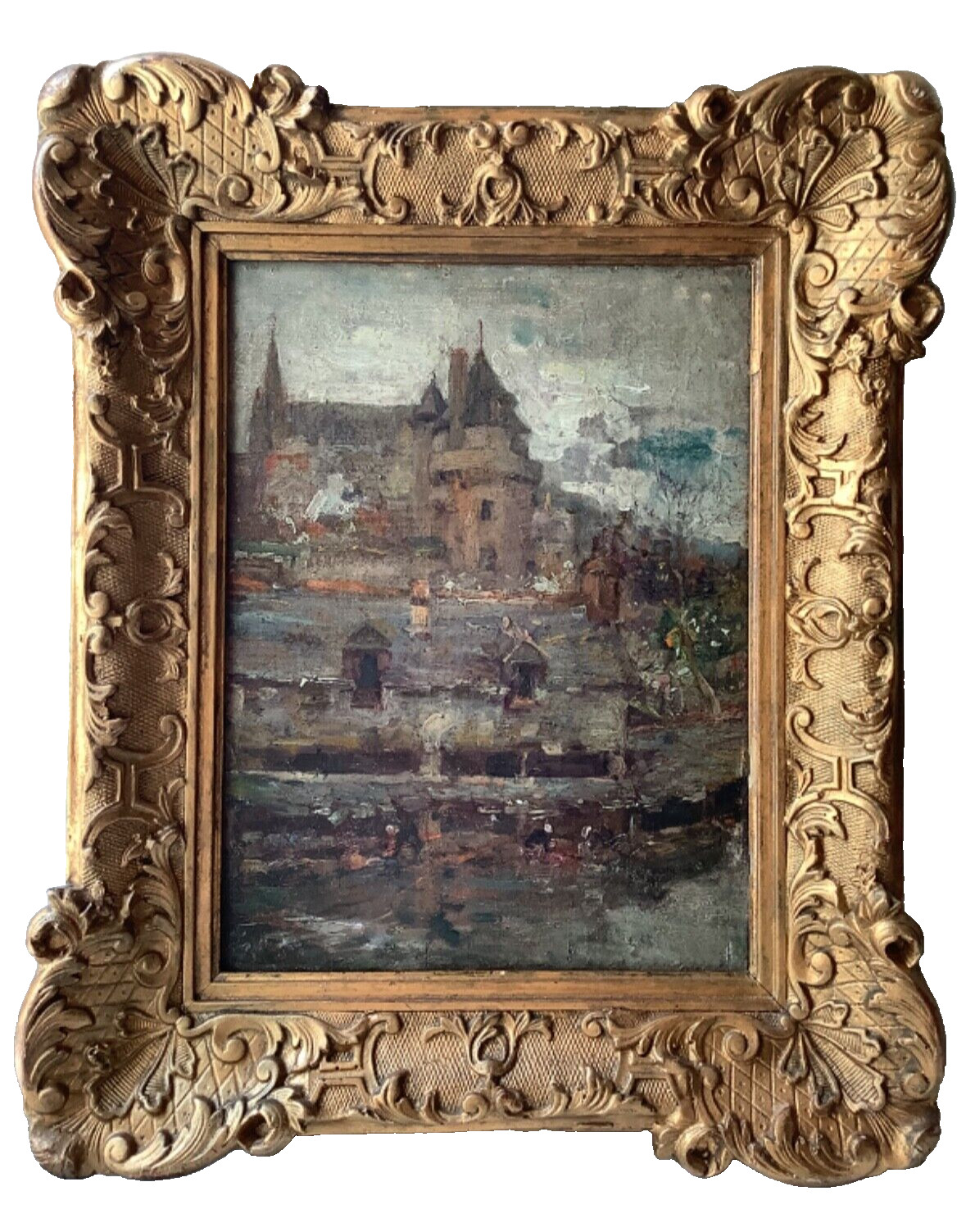 GUSTAVE LOISEAU IMPRESSIONISM LIVELY BRITTANY LANDSCAPE FRENCH Oil 19TH CENTURY