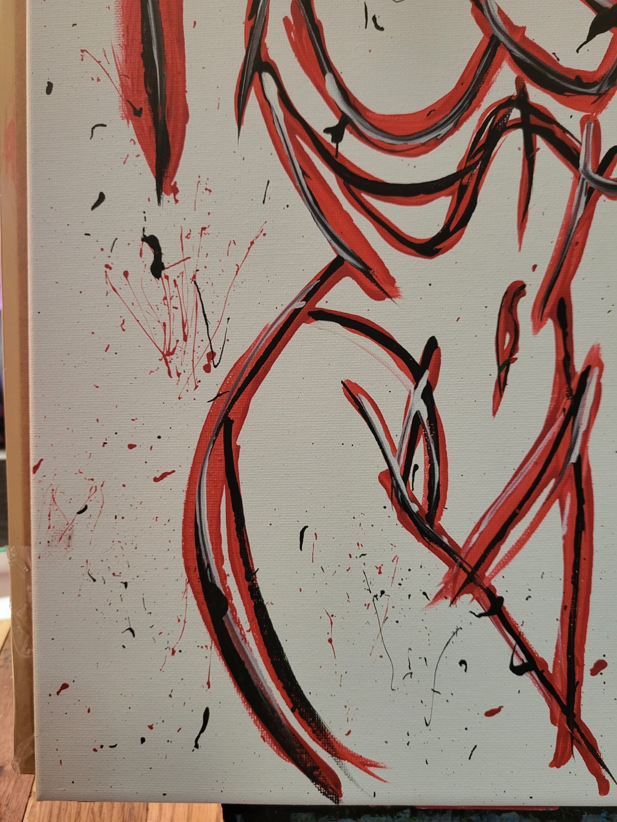 Neo Expressionism Original Modern Abstract Artwork Acrylic Painting Canvas 11×14
