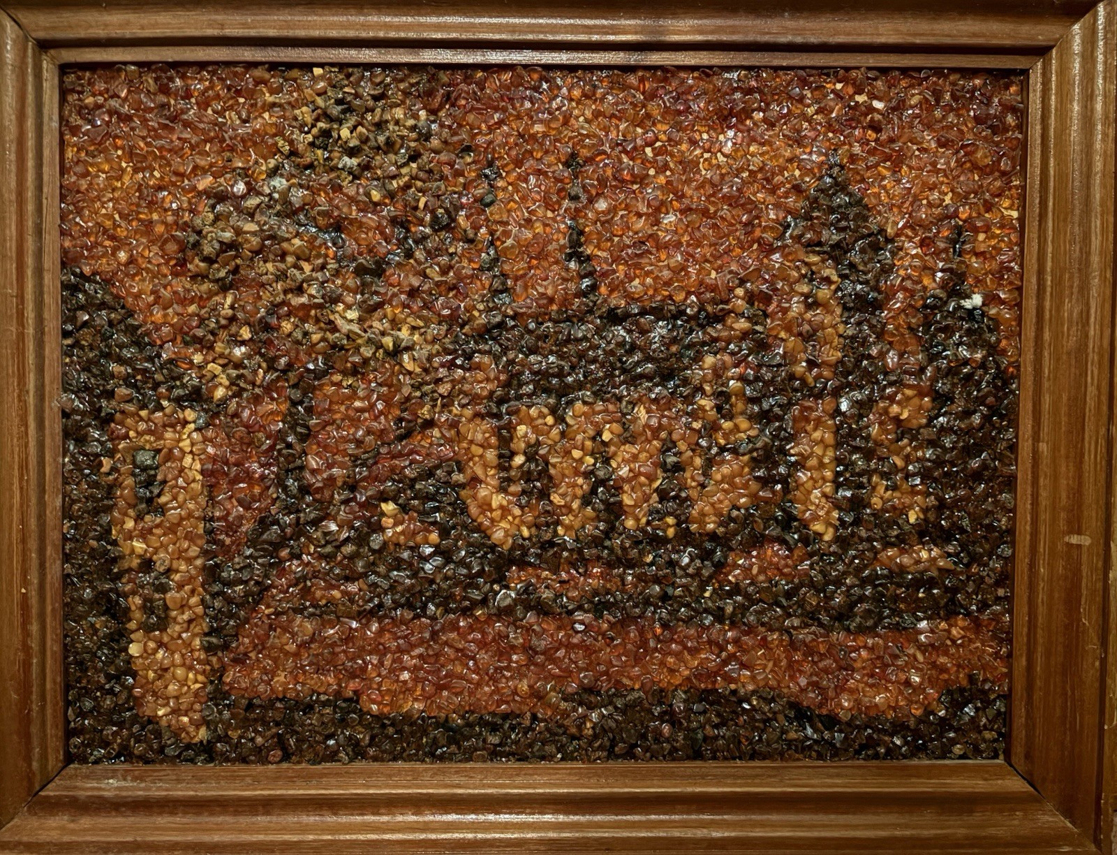 Vintage Old Natural Amber Paintings.