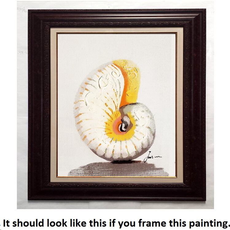 Shell – #2, 8×10 Hand painted on Giclee Canvas, Canvas-only