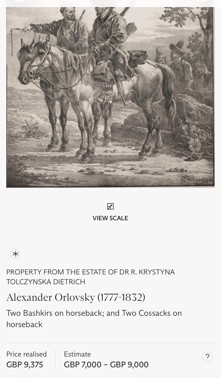 Alexander Ossipovich ORLOWSKI (1777-1832) Reiter auf dem Dorfweg