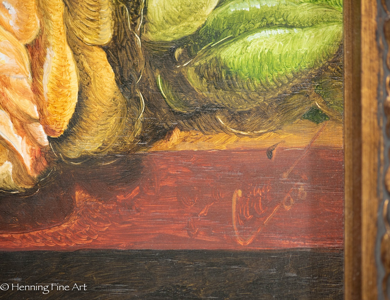 Stunning Oil Painting of Yellow Rose in Window Illegibly Signed, Fine! 16×18″