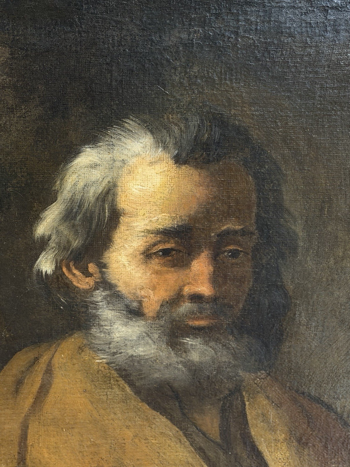 Old Master Oil Painting O/C Portrait of Saint Peter W/keys To Heaven Gilt Frame