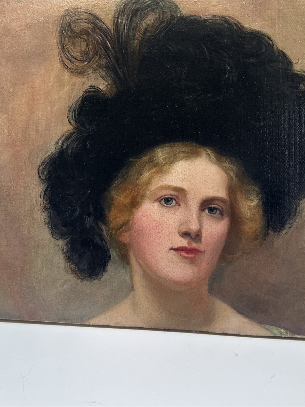 JEAN PAUL SELINGER PAINTING PRETTY WOMAN FEMALE MODEL LISTED FAMOUS ANTIQUE OIL