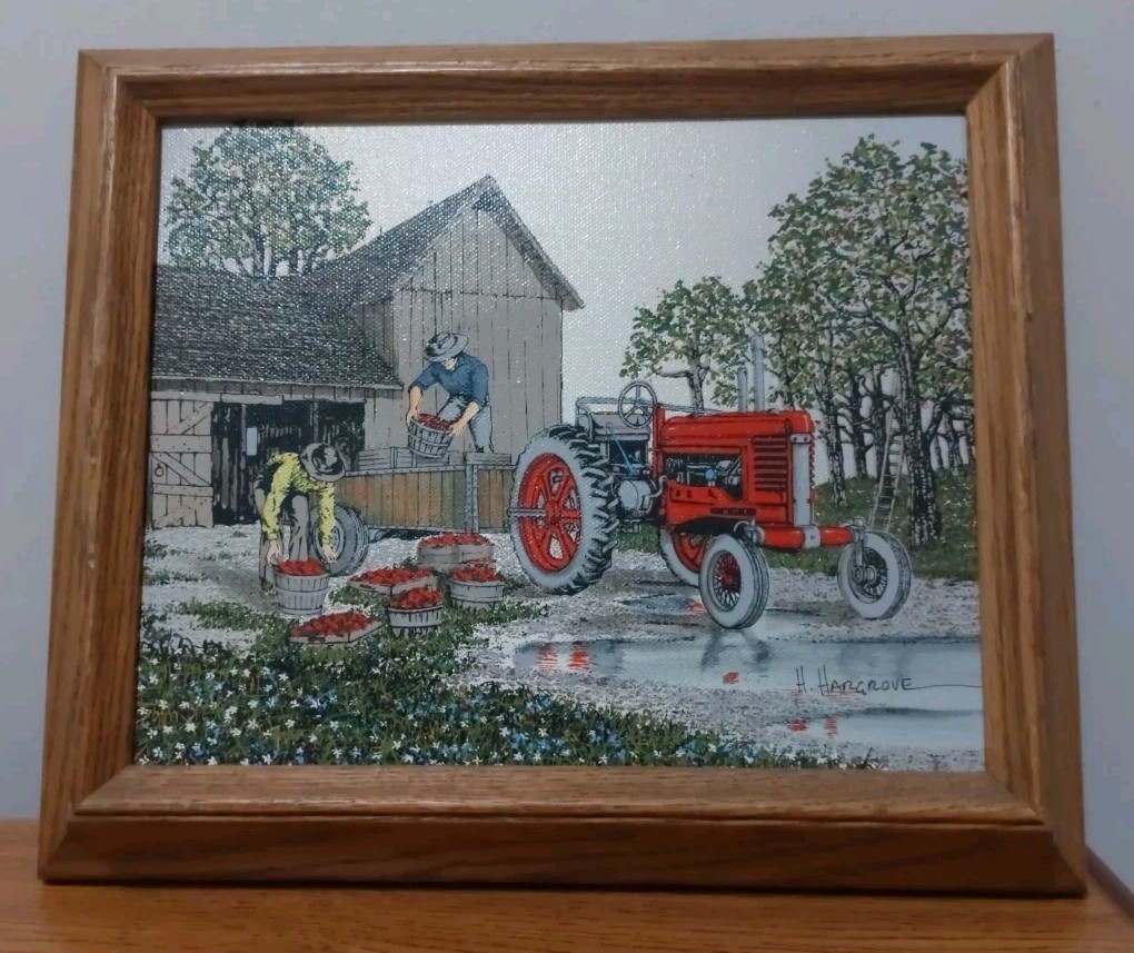 H. HARGROVE PAINTING ON CANVAS ARTIST SIGNED and NUMBERED CERT.