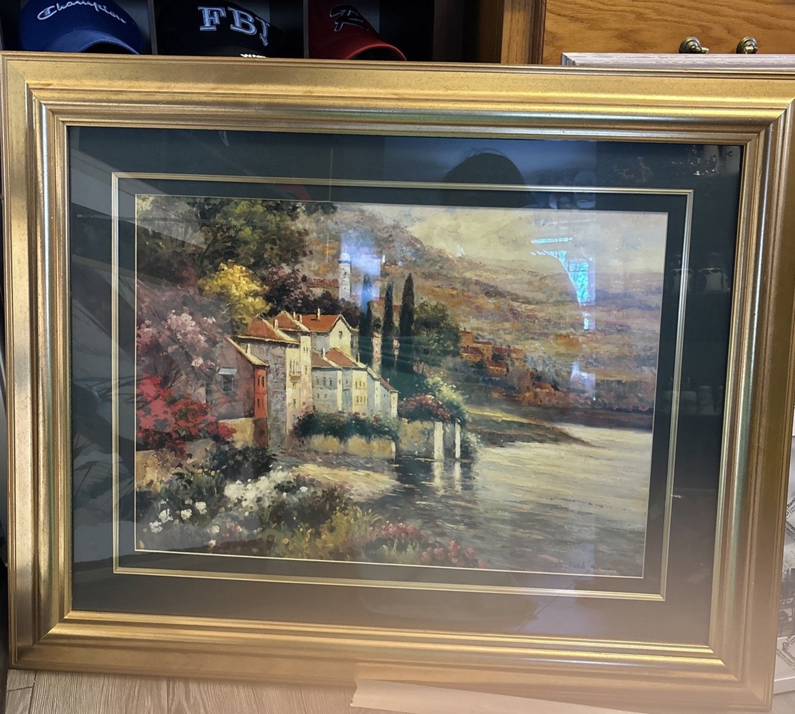 W.Eddie Oil Painting on Canvas Landscape Framed 29x 36