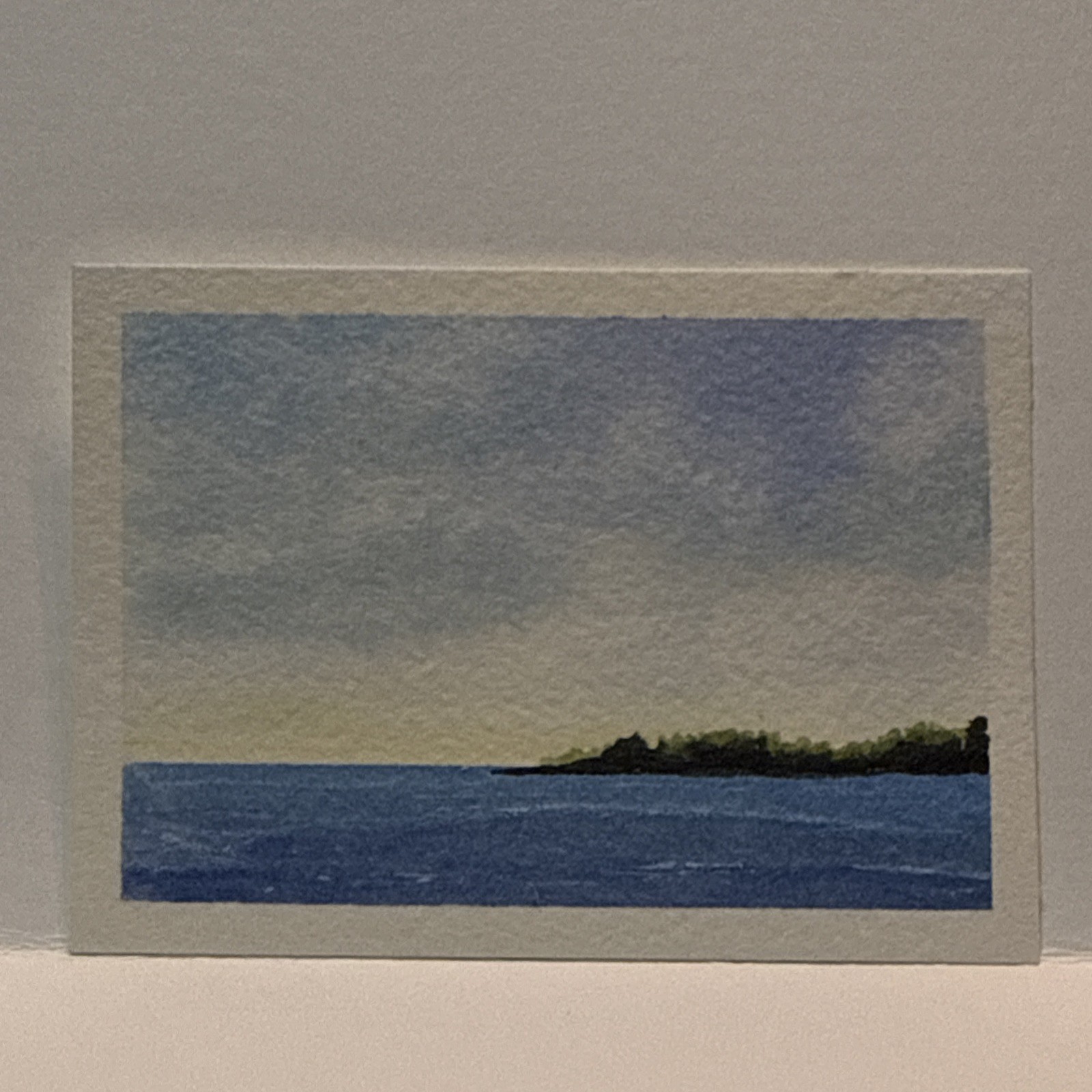 ACEO “Skyward” Art Card Painting Miniature Signed One Of A Kind