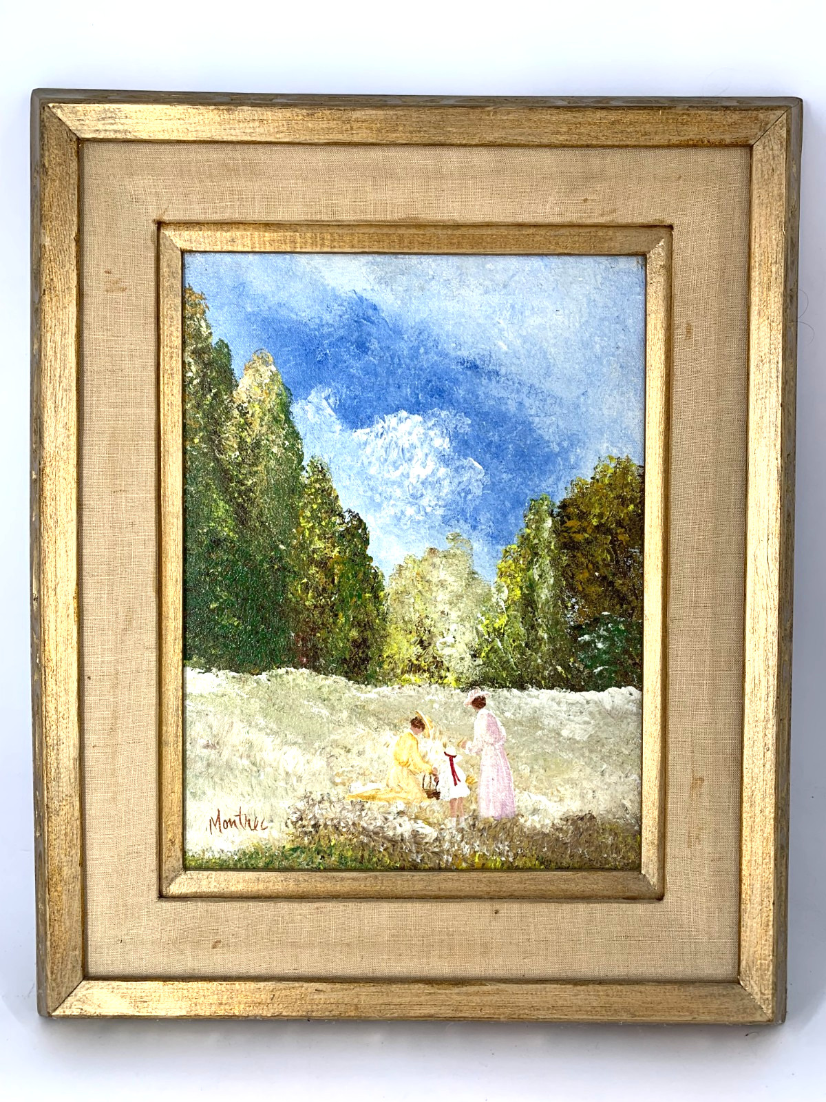 Oil Painting by Montrec (Eileen Jones) French Impressionist