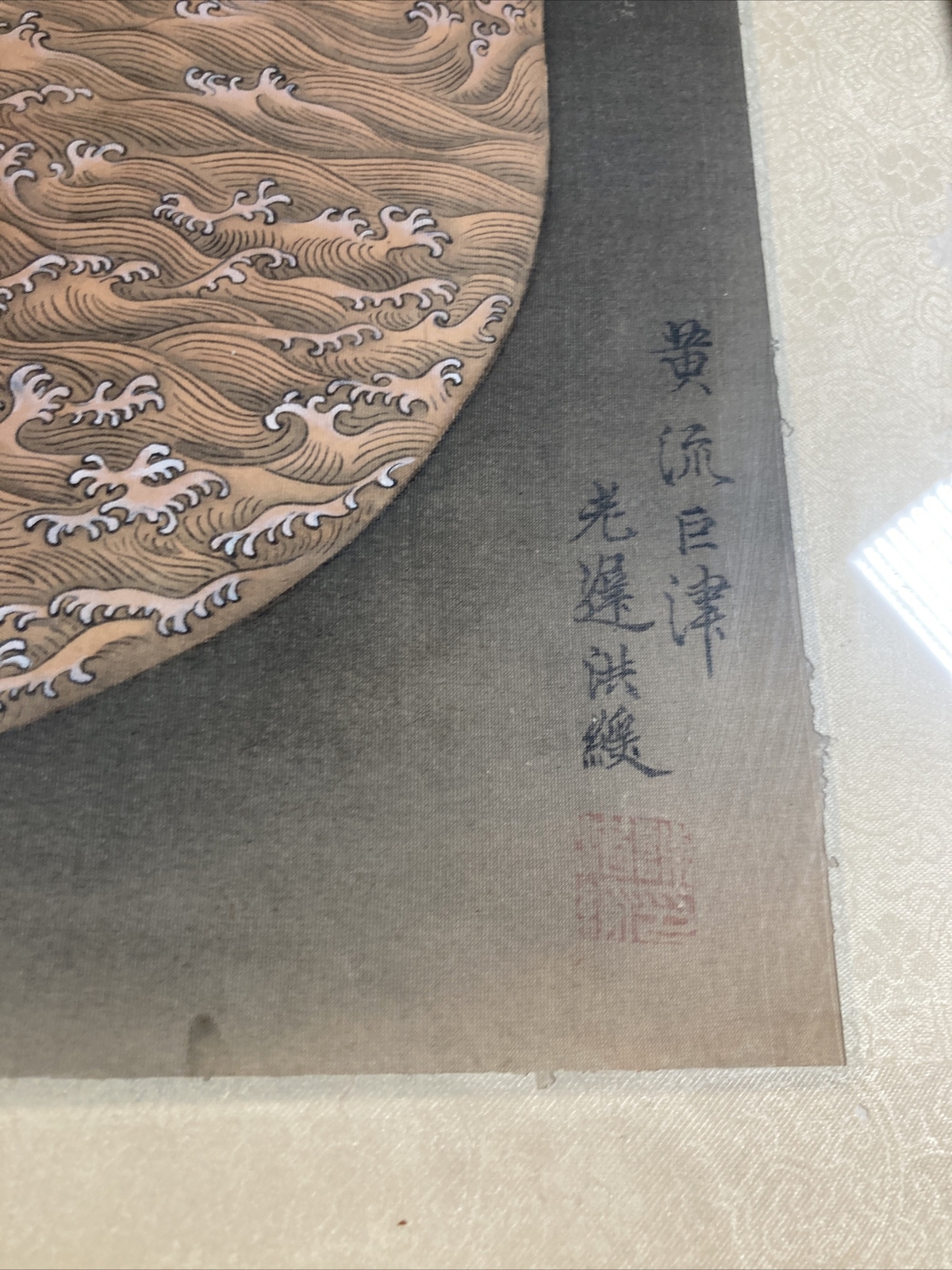 🔥 RARE Fine Antique Asian Chinese MING Dynasty Yellow River Ferry CHEN HONGSHOU